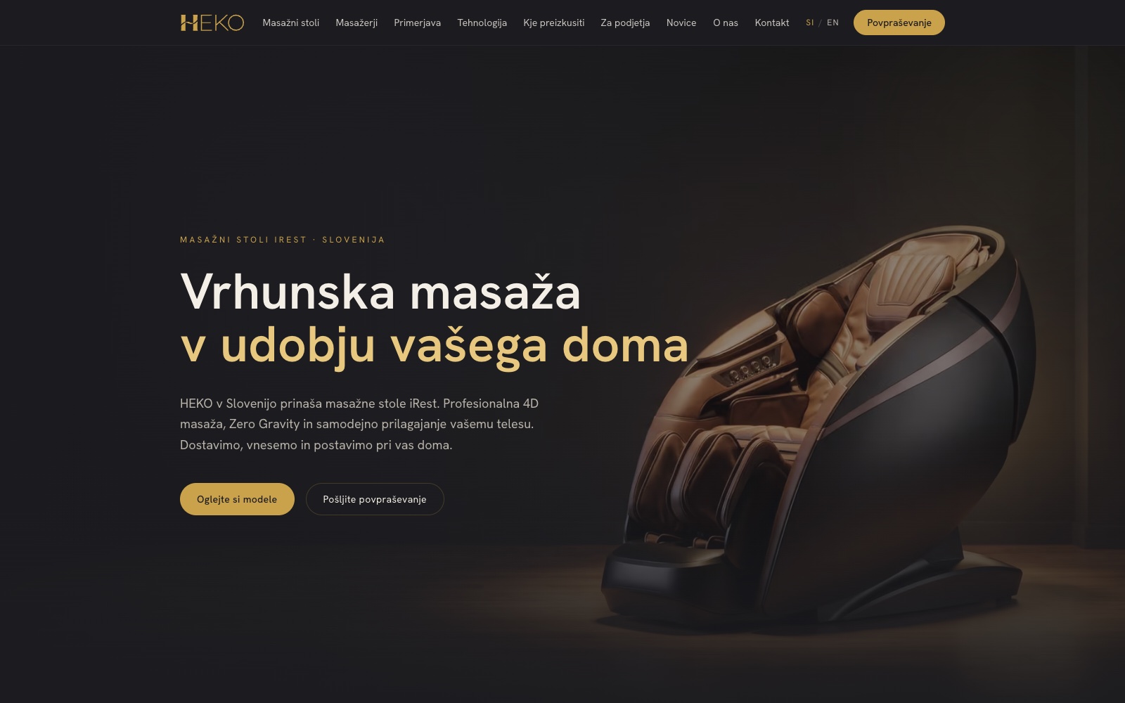 HEKO — spletna stran